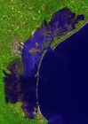 foto de satélite de Veneza