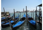 foto gôndolas em Veneza
