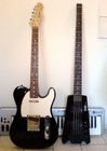 foto guitarra, baixo e sintetizador