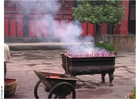 Fotos incenso no templo Chengdu