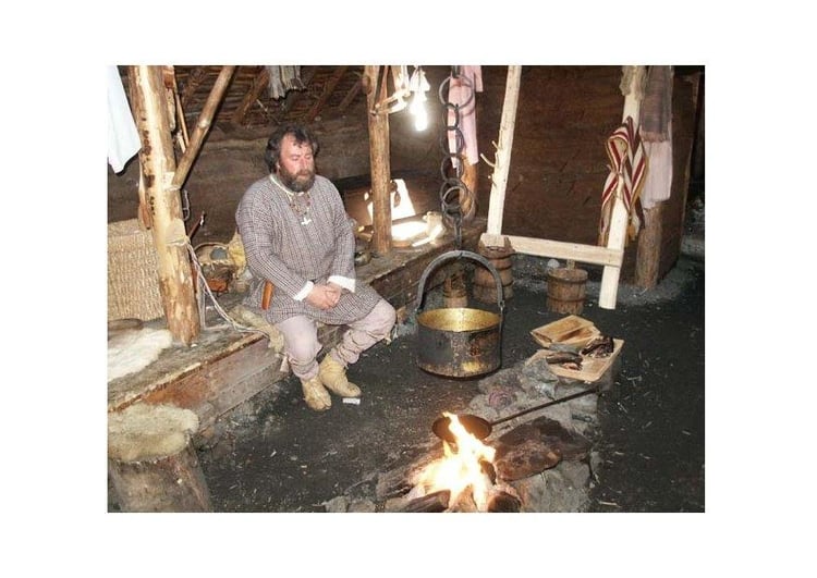 Foto interior da casa viking 