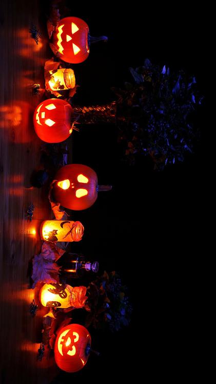 lanternas de Halloween