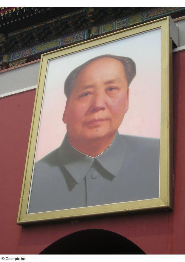 Foto Mao Zedong, lÃ­der do partido populas chinÃªs