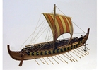Fotos modelo do navio Viking Gokstad