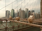 New York - Brooklyn Bridge e Manhattan