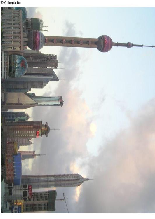 panorama urbano de Xangai