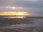 por do sol na praia