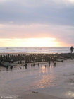 por do sol na praia