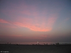 por do sol na praia