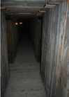 Fotos reconstrução dos corredores de um esconderijo 
