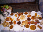 Fotos refeição tradicional do ramadã 