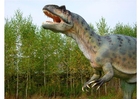 foto réplica de allosaurus