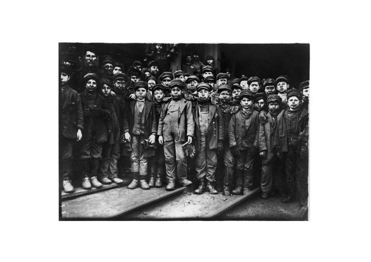 Foto seleÃ§Ã£o de mineiro em minas de carvÃ£o, 1910