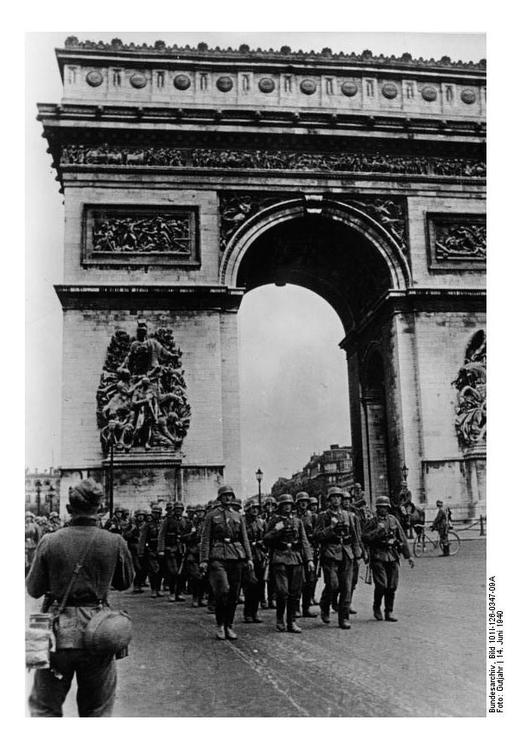 tropas alemÃ£s em Paris
