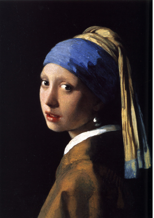imagem A garota com brinco de pÃ©rola - Johannes Vermeer