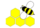 abelha - parte de trás 