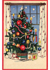 árvore de Natal com presentes 