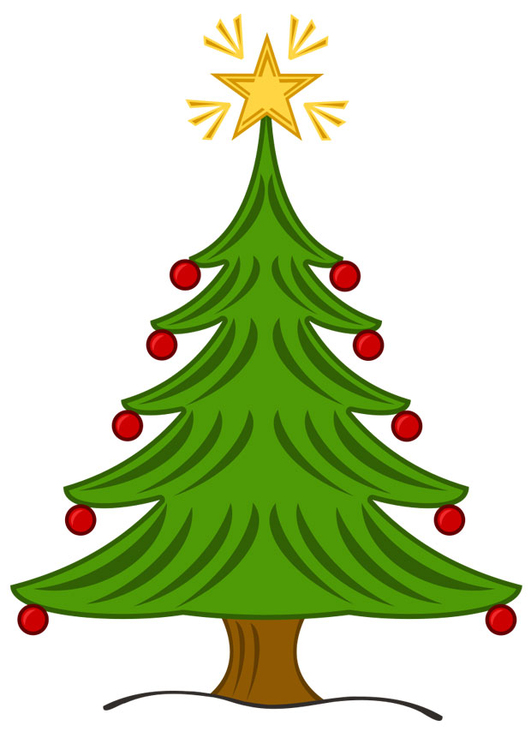 Imagem árvore de Natal - Imagens Grátis Para Imprimir - img 28170
