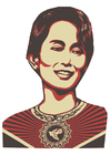 imagem Aung San Suu Kyi