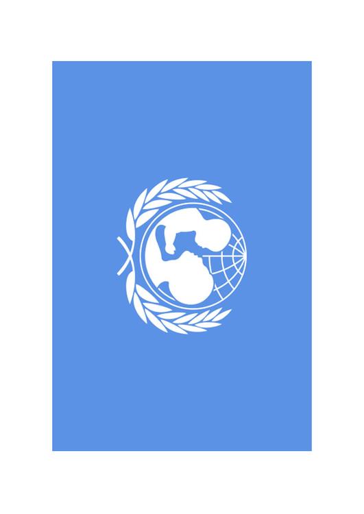 bandeira da UNICEF 