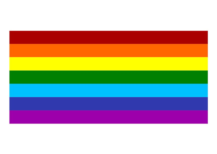 imagem bandeira do arco Ã­ris