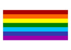 imagem bandeira do arco íris