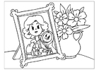 Página para colorir dia das mÃ£es 