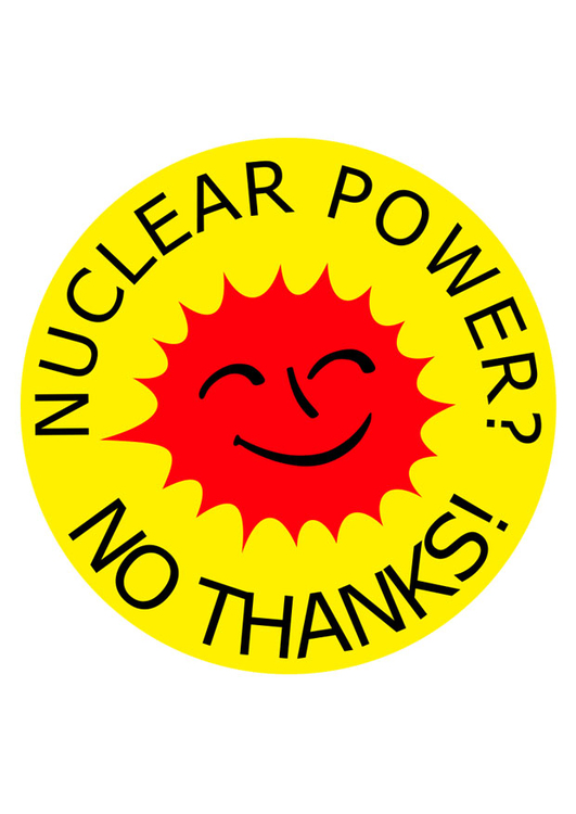 imagem energia nuclear - nÃ£o obrigado