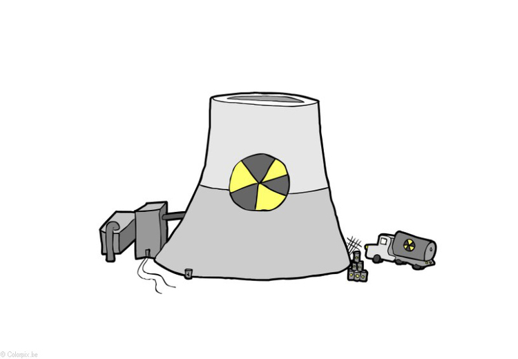 imagem energia nuclear - usina