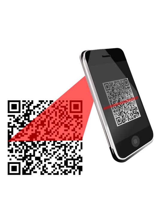 escanear um QR com um smartphone