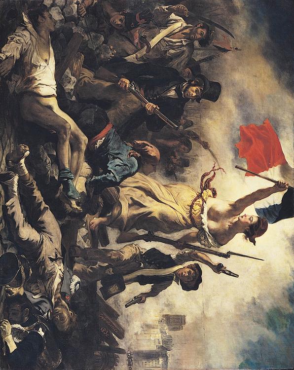 Eugene Delacroix - A Liberdade Guiando o Povo - A RevoluÃ§Ã£o Francesa