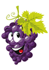 imagem fruta - uvas