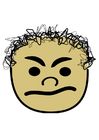 imagem irritado