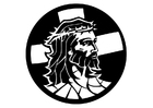 Página para colorir jesus