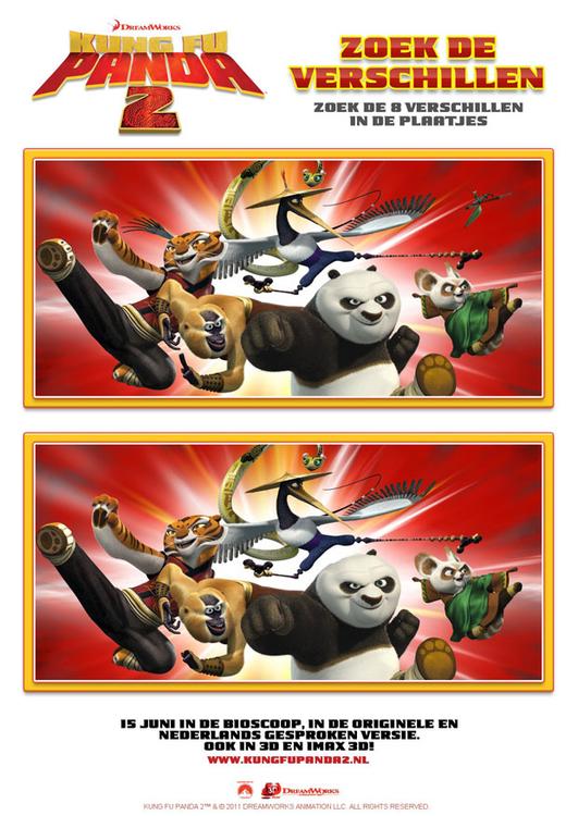 jogo dos erros - Kung Fu Panda 2