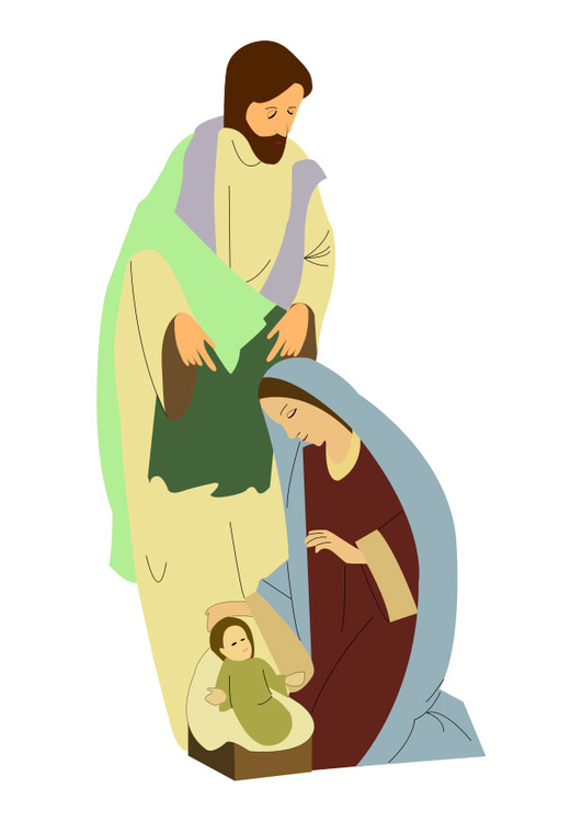 imagem JosÃ©, Maria e Jesus