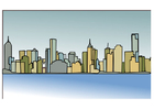 linha do horizonte - Melbourne