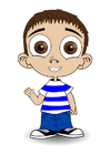 imagem menino com medo