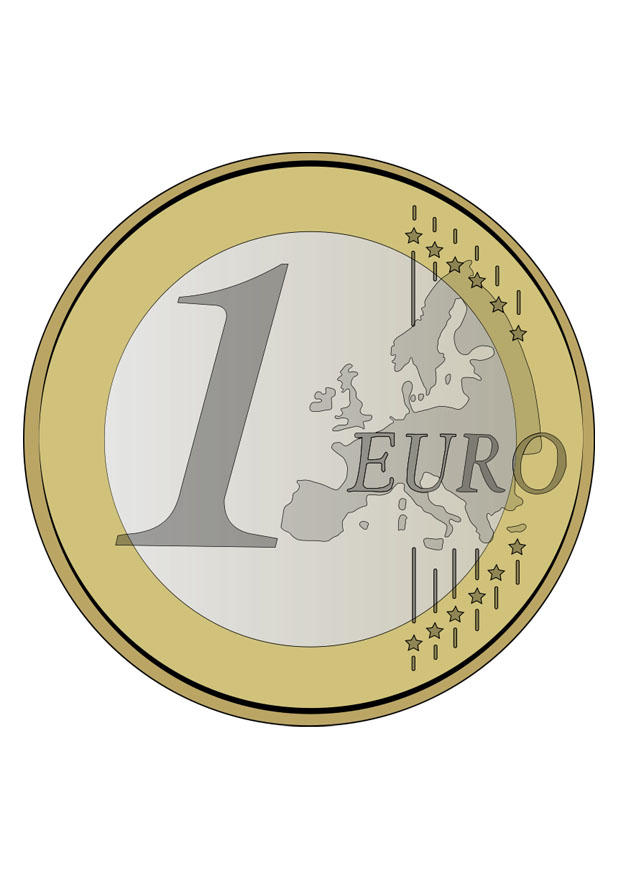 imagem moeda de 1 Euro
