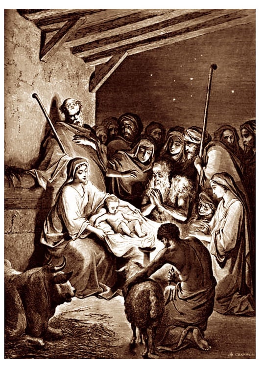 imagem nascimento de Jesus 