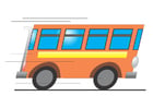 imagem ônibus em movimento 