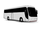 Página para colorir ônibus