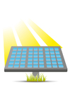 painéis solares 