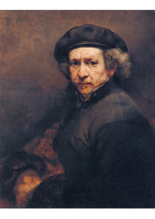 imagem Rembrandt - Autorretrato 