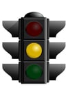 imagem semáforo amarelo