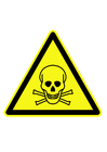 imagem símbolo de perigo - substâncias tóxicas