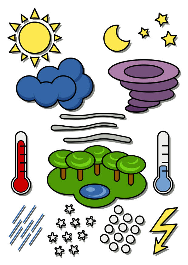 Download Imagem sÃmbolos do clima - Imagens Grátis Para Imprimir ...