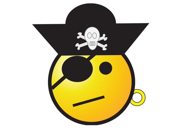 imagem smiley pirata