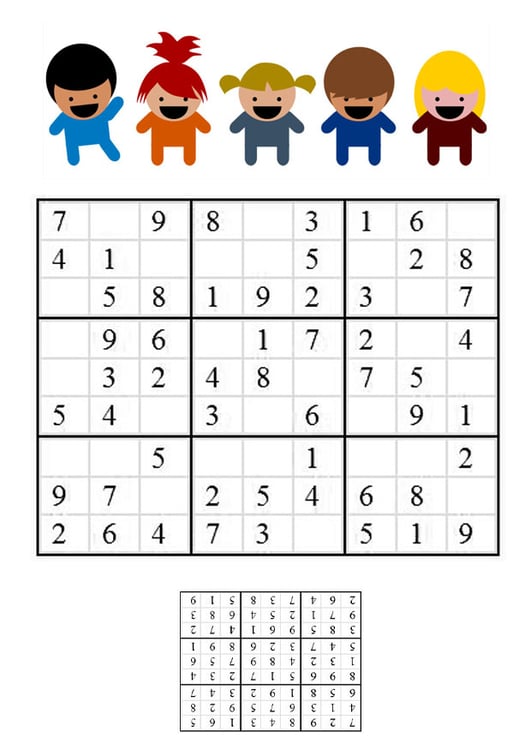 imagem sudoku - crianÃ§as