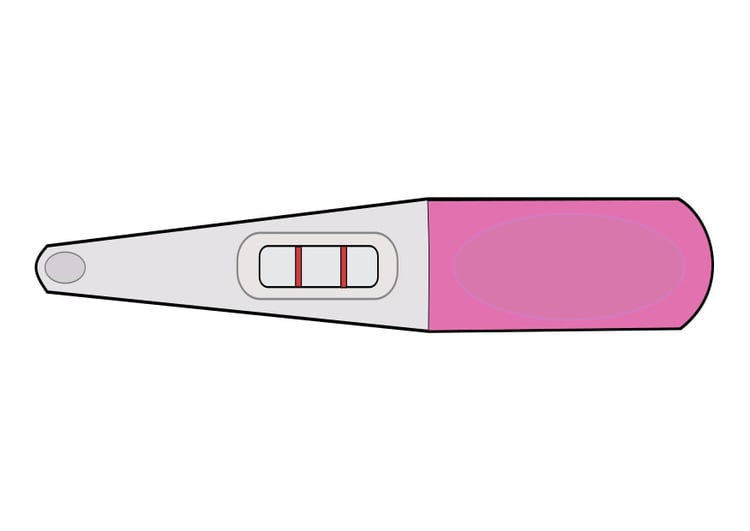 imagem teste de gravidez